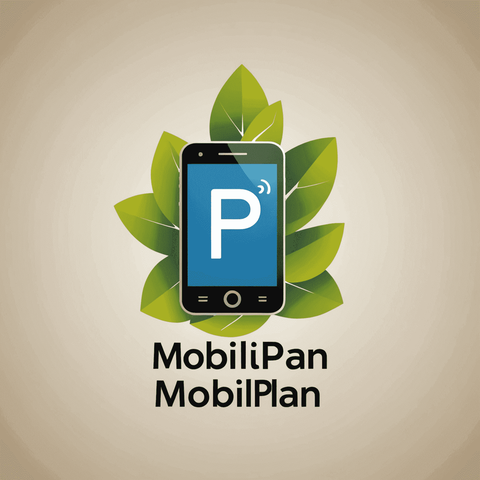 mobiliplan logo - stylized text with a mobile phone icon