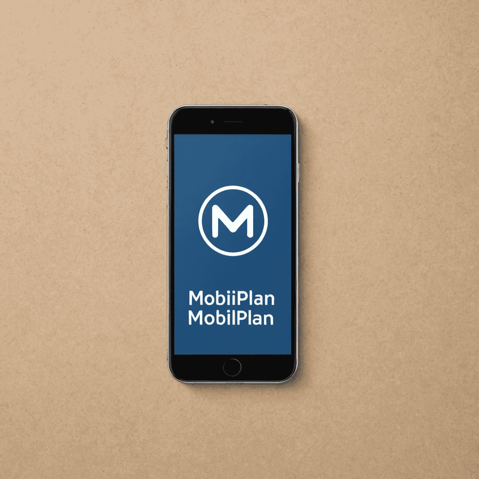 mobiliplan logo - stylized text with a mobile phone icon