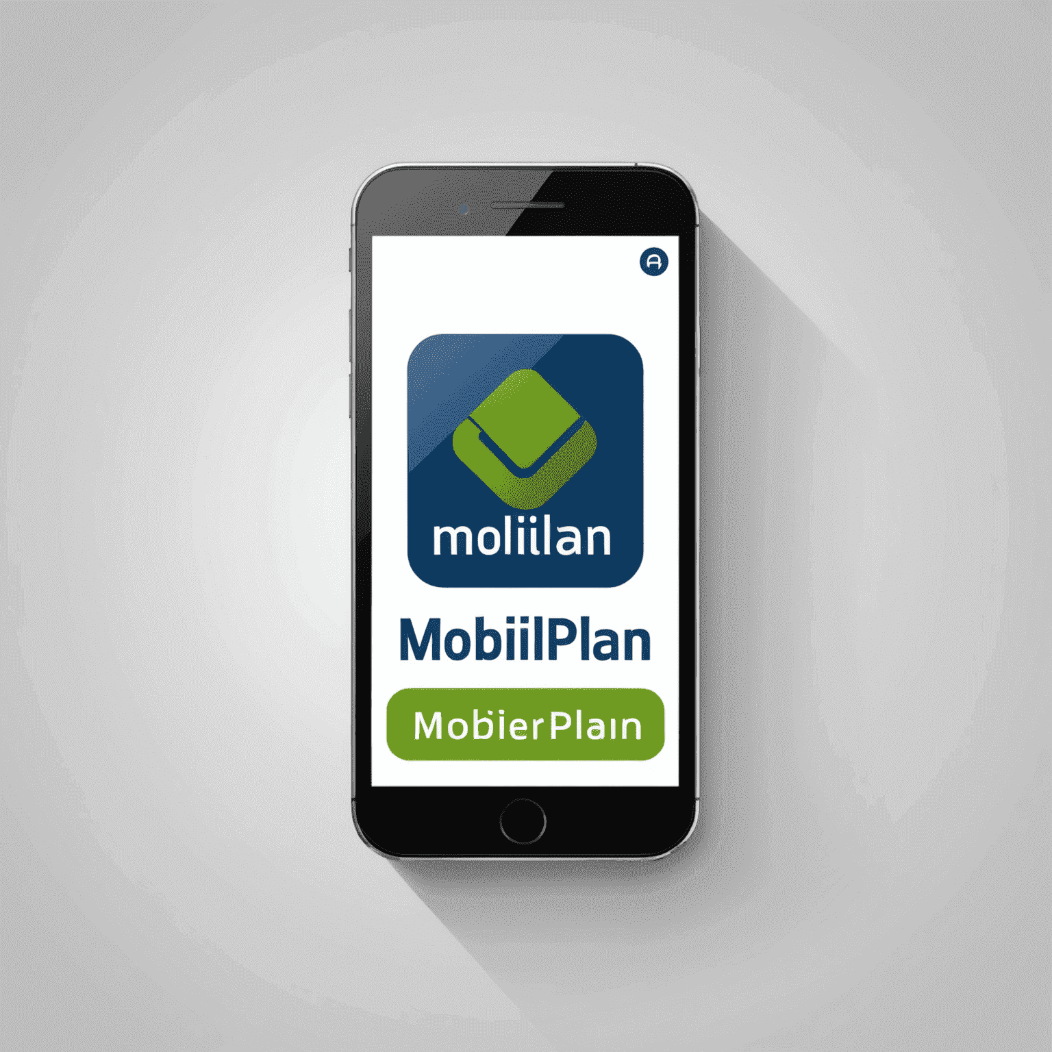 mobiliplan logo - stylized text with a mobile phone icon