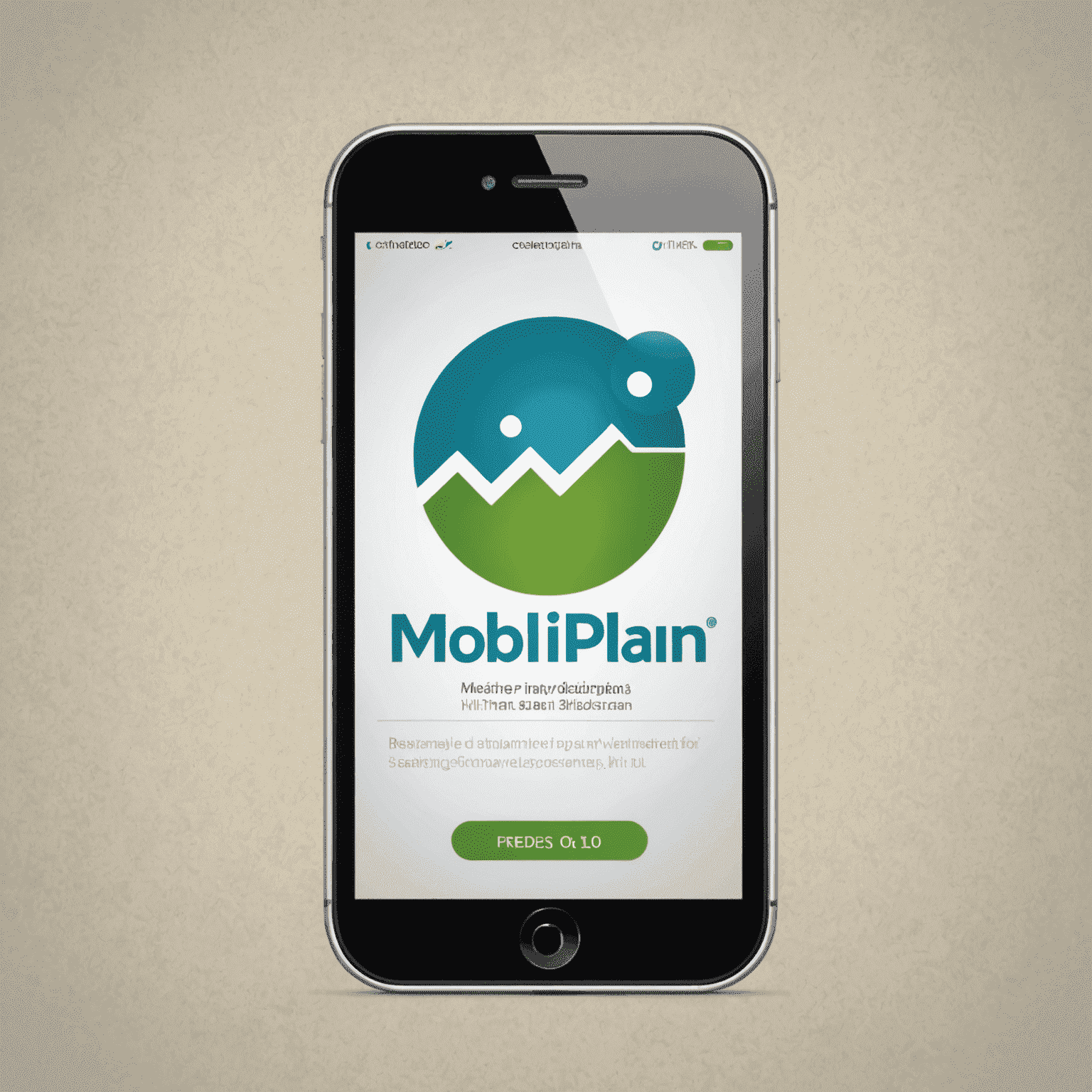 mobiliplan logo - stylized text with a mobile phone icon